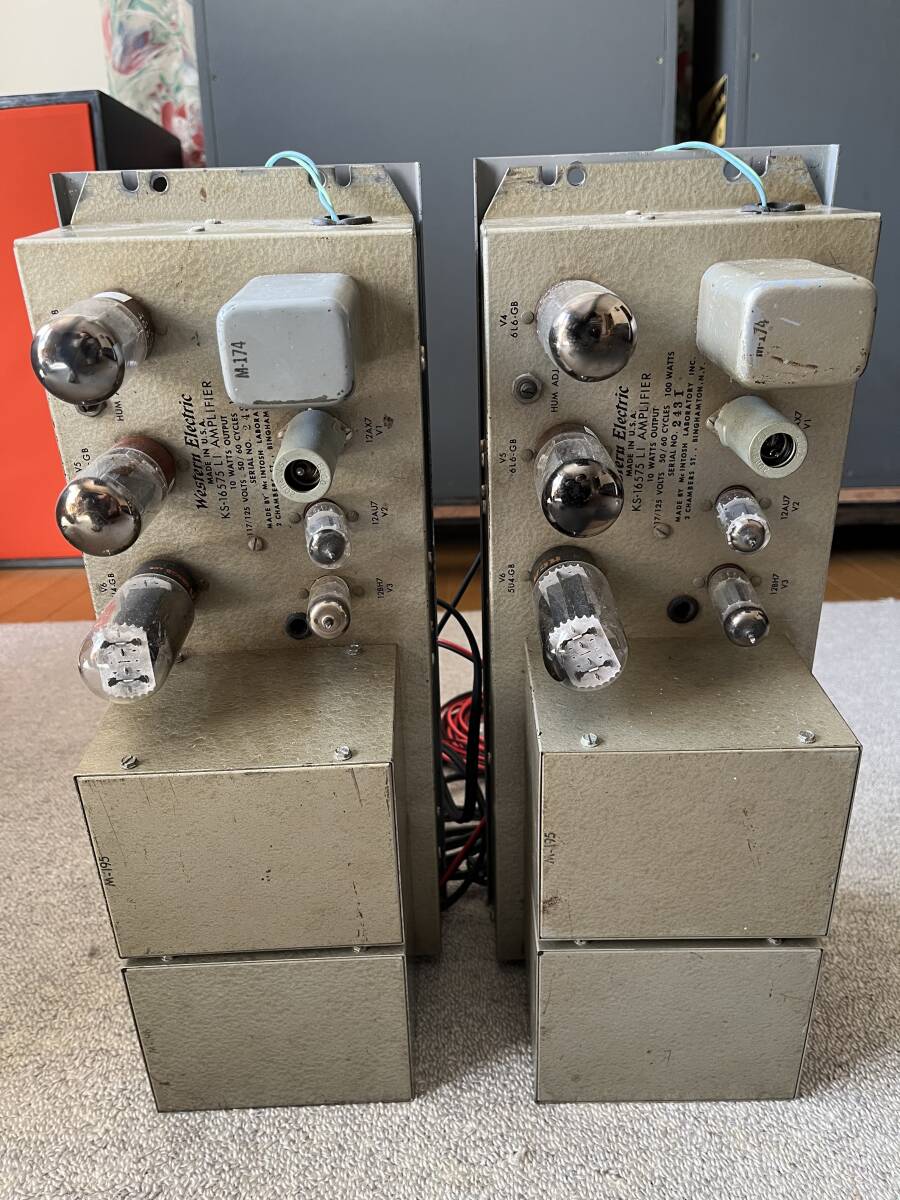 Western Electric ウエスタンエレクトリック KS-16575 L1 アンプ ×2台セット 長期保管品 B-474