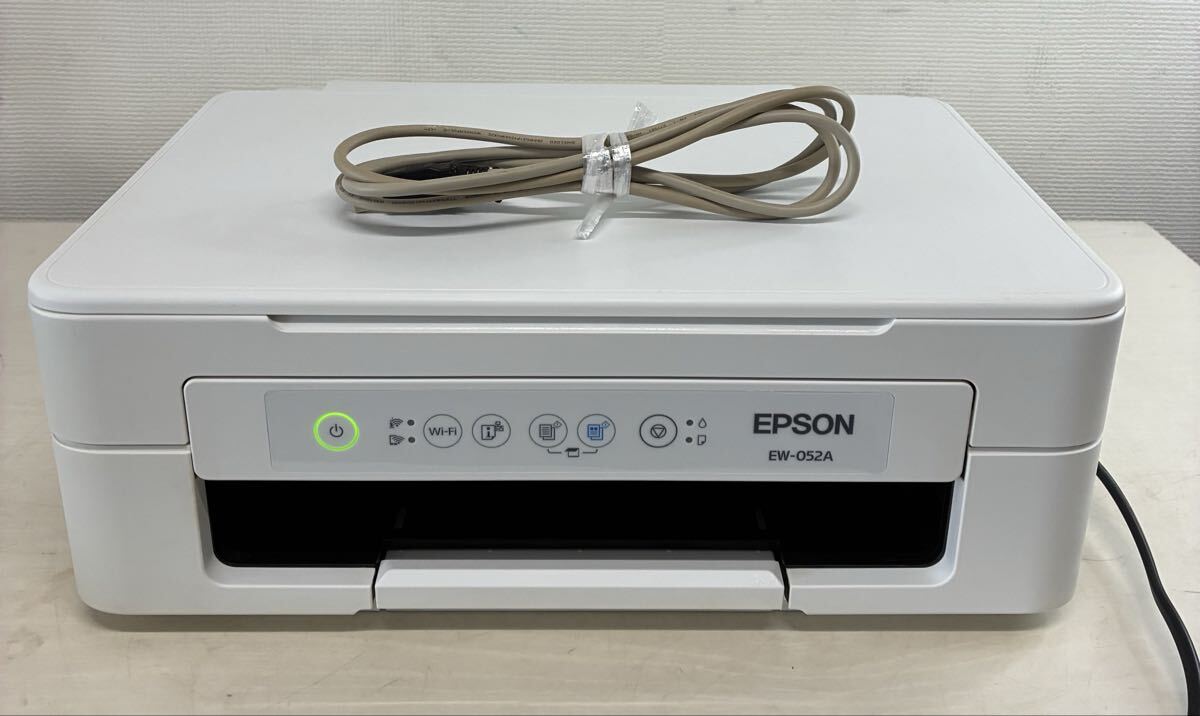☆ EPSON エプソン カラー プリンター インクジェット複合機 カラリオ EW-052A　2022年製 （4）