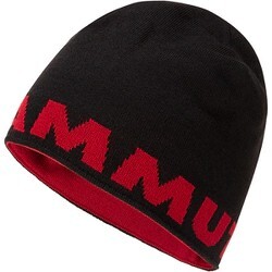 ■MAMMUT Mammut Logo Beanie black【未使用】 ＋ 純正ステッカー マムート ビーニー ロゴ