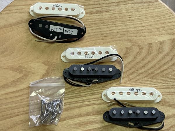 ハンドワイアリング 60's アルニコV フラックホヒン ストラトキャスターヒックアッフ 50年代クロスワイヤー