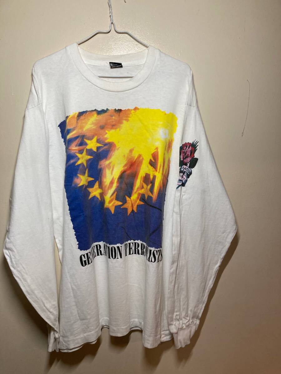 マニック・ストリート・プリーチャーズ　Ｔシャツ　長袖　ＸＬサイズ　ビンテージ　９０年代 Manic Street Preachers T-shirt Long Sleeve 
