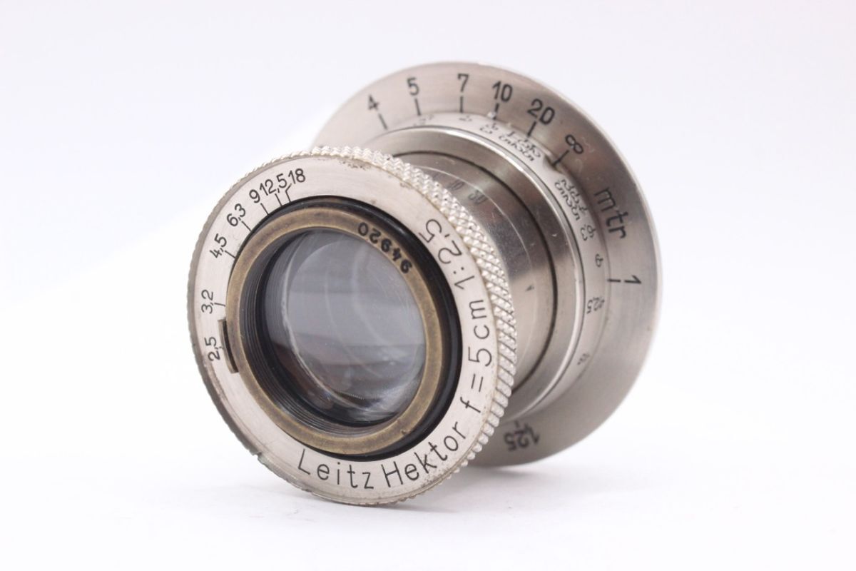 ★希少品★ライカ LEICA Hektor 50mm F2.5 L39 ニッケル #8741@k RO3649