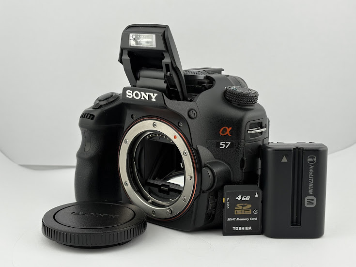 ★美品★ソニー SONY α57 ボディ SLT-A57 ★バッテリー、SDHCカード付★ #0116-5 1285