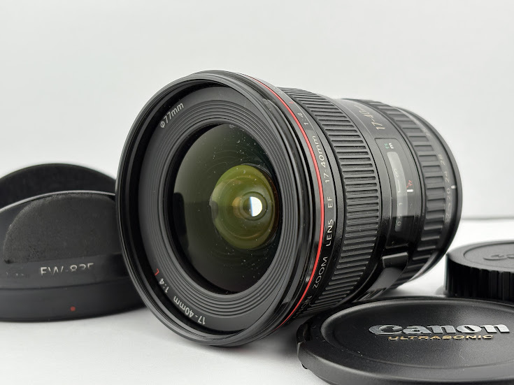 ★美品★ キヤノン CANON EF 17-40mm F4 L USM ★レンズフードEW-83E 、前後キャップ付★ #0128-5 1333