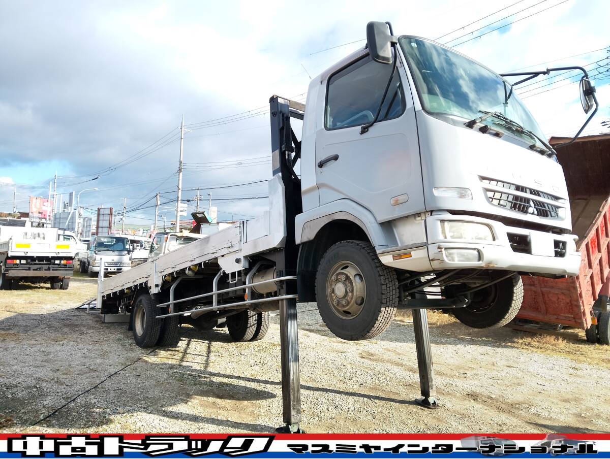 ★三菱フソウ ファイター ハイジャッキ ローダー★最大積載量：2,900kg★走行距離：32万㎞★車検あり：R8.12まで★