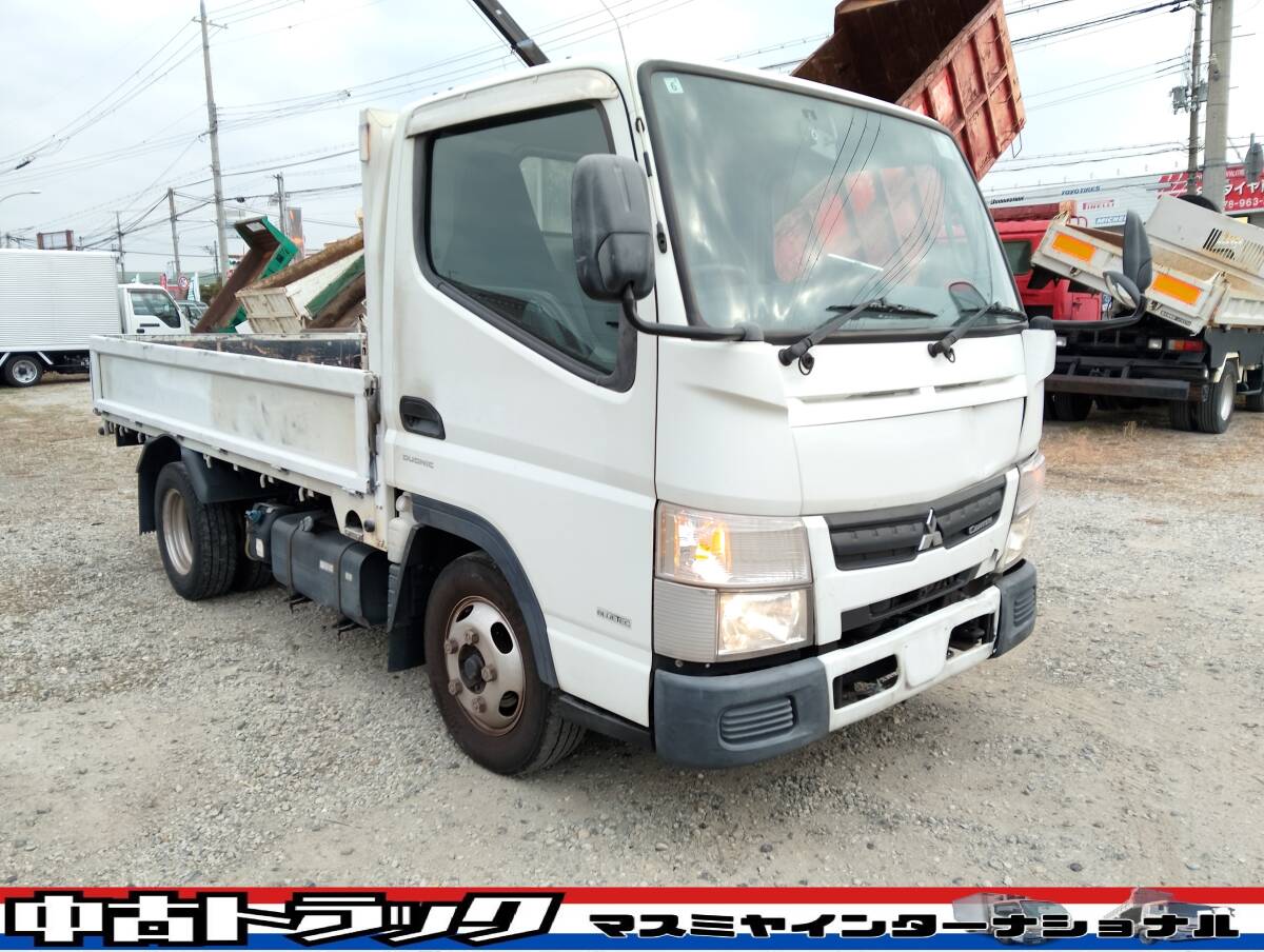 ★三菱フソウ　キャンター　平ボディ★ワンオーナー・記録簿あり★AT★最大積載量：2,000㎏★走行距離：41万㎞★