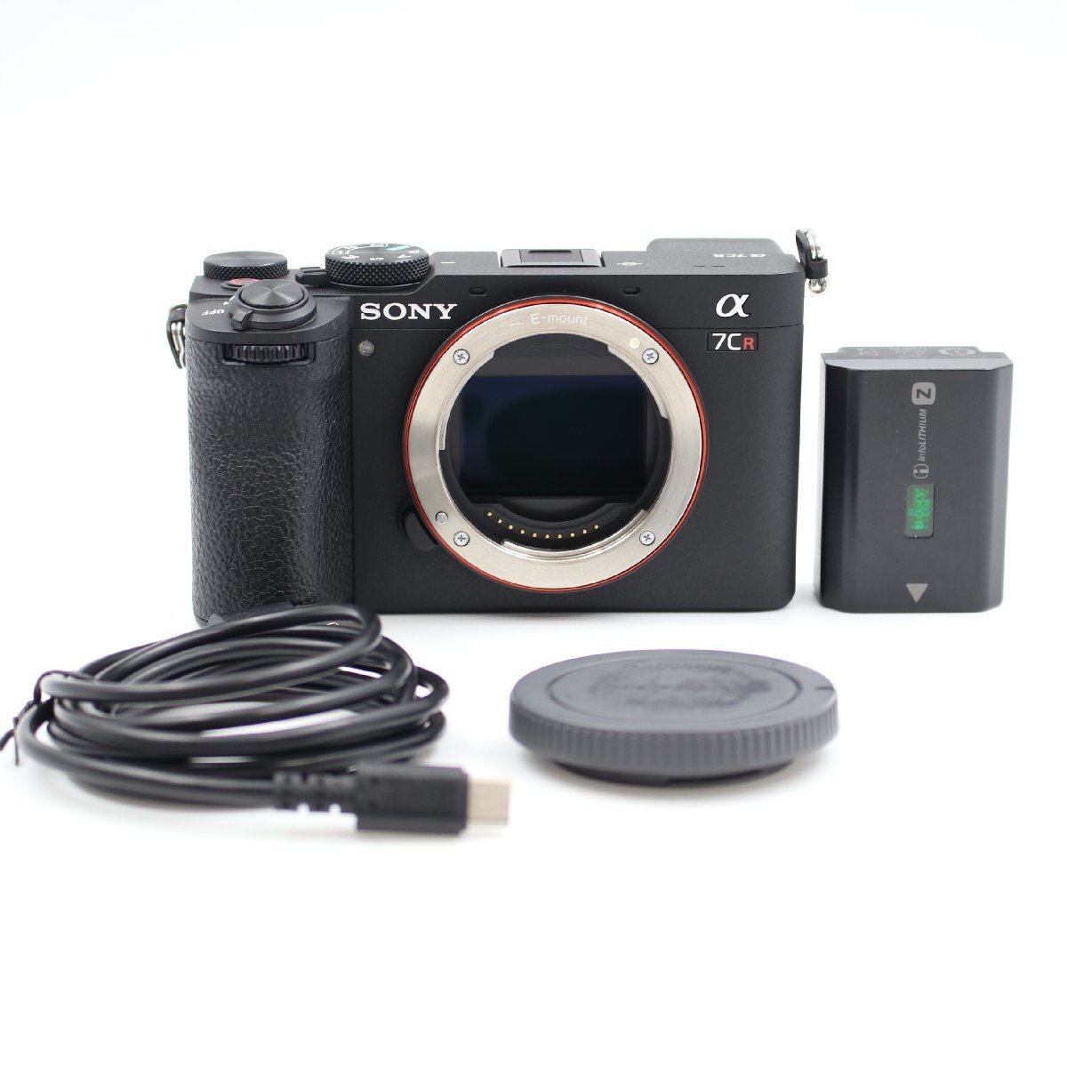 シャッター数2690枚 SONY α7CR ボディ ブラック ILCE-7CR B フルサイズ ミラーレス一眼カメラ ソニー