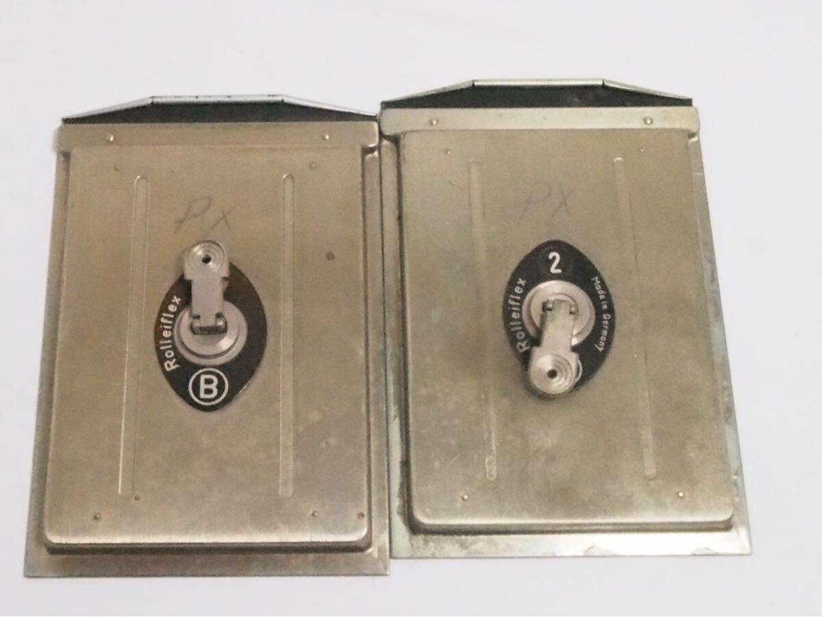 ★希少品レア★ローライフレックス Rolleiflex シートフィルムバック6x6 #1161