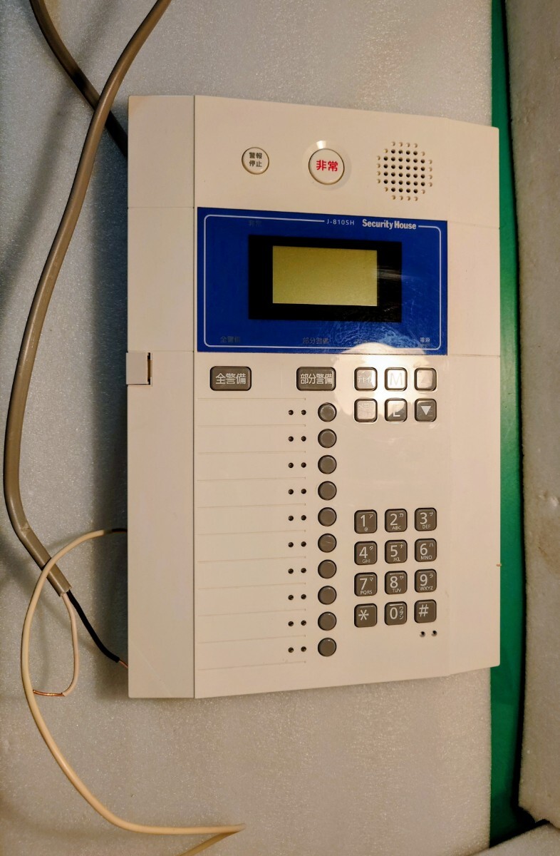 Security House J-810SH ネットワークコントローラ セキュリティ 防犯 通電不可？ジャンク！！！！！！！！！！