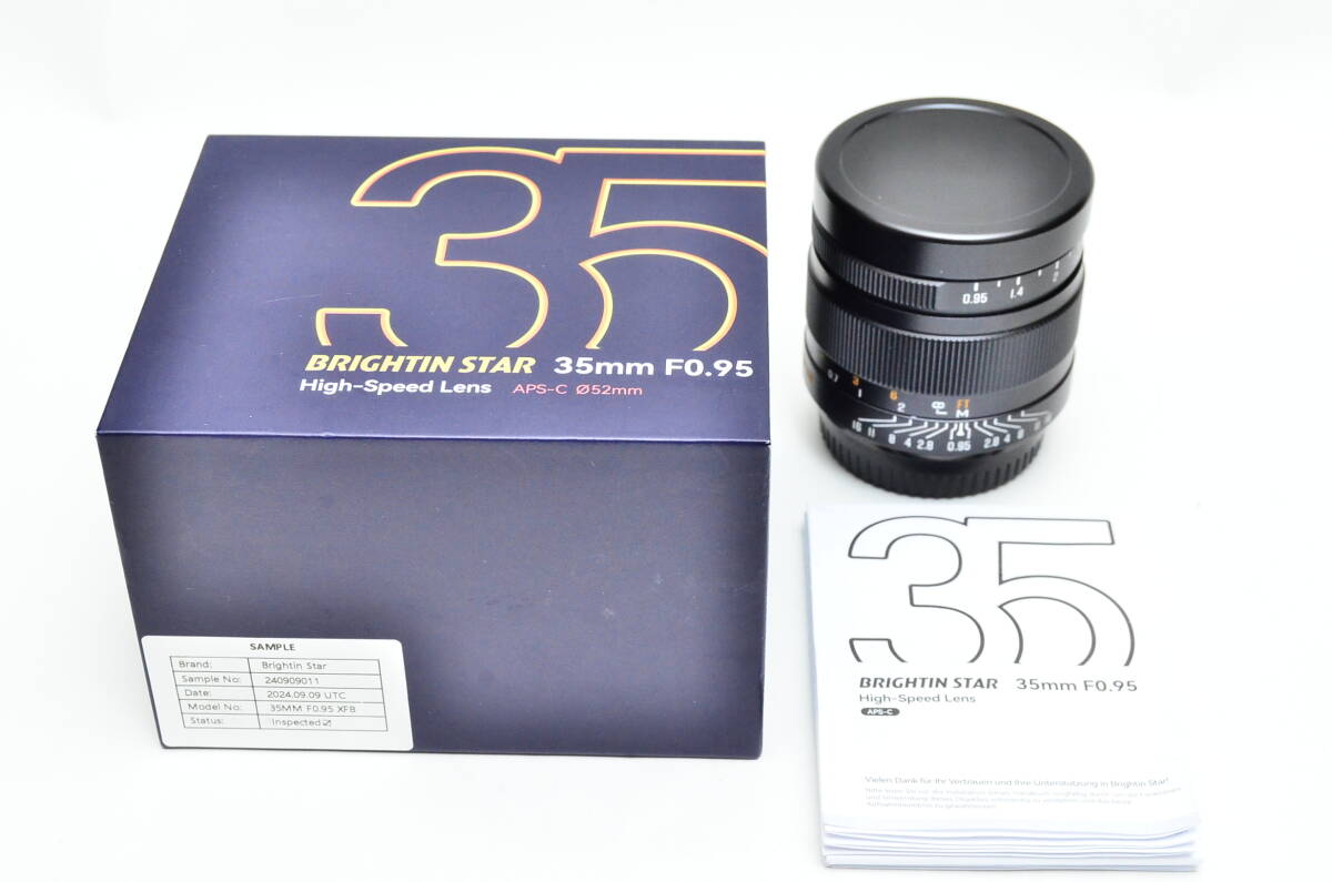 Brightin Star 35mm F0.95 For FUJFILM X 新品同様