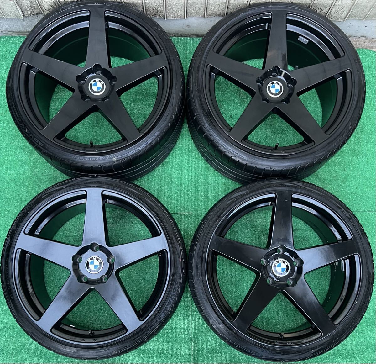 希少！美品 BMW MLJ VENATICI SC1/SC2 19インチタイヤ/ホイール4本 8.5+35/9.5J+38 PCD120 5H 5シリーズ/6シリーズ/3シリーズ等