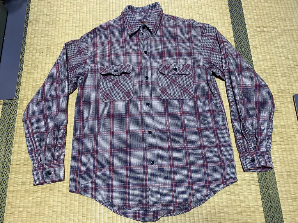 SUGARCANE/シュガーケーン チェックワークシャツ M品番M21594 サイズL