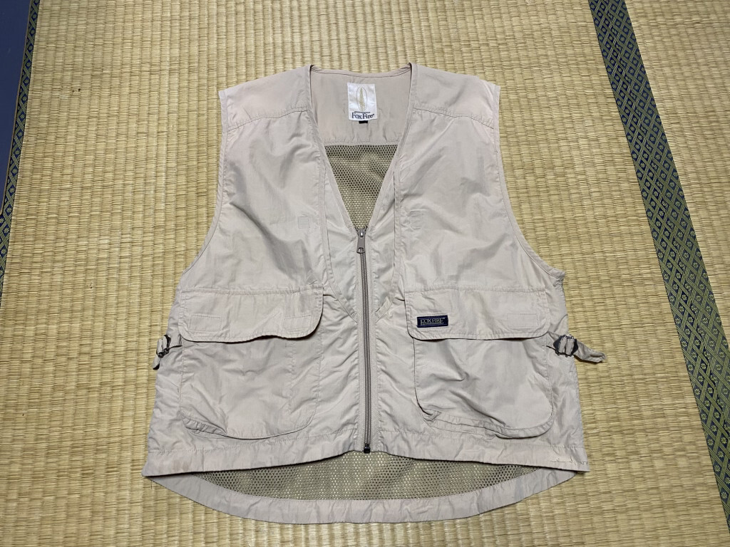 難あり】フォックスファイヤー　フィッシングベスト　サイズL　