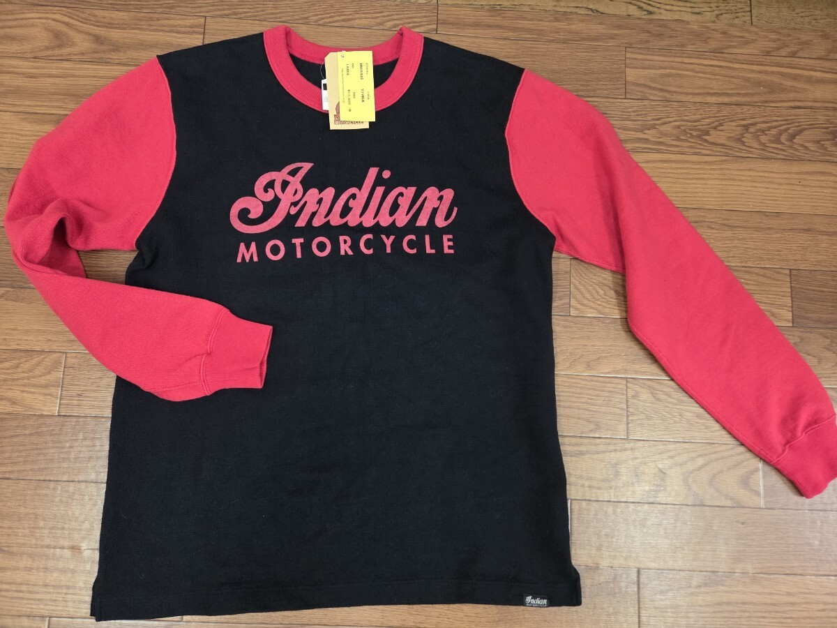 　Indian Motorcycle インディアンモーターサイクル ロンT Tシャツ 長袖 厚手 L