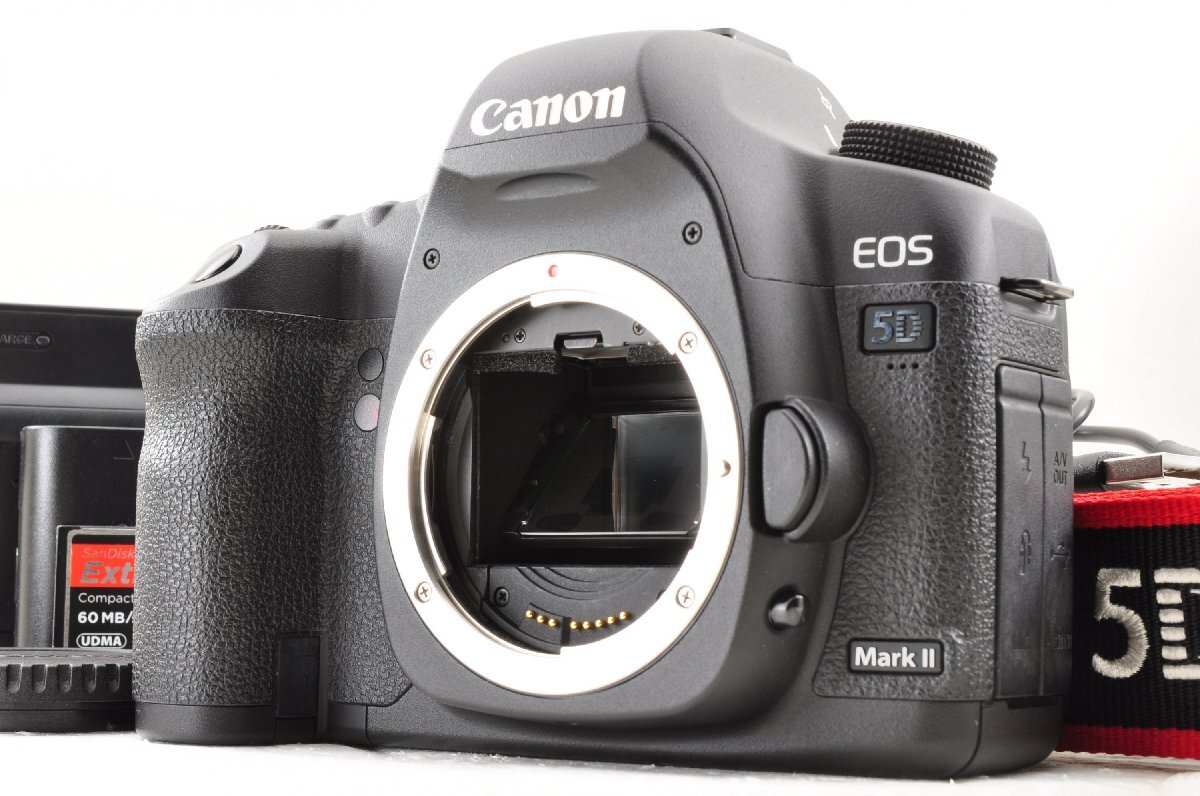 Canon EOS 5D Mark II ボディ デジタル一眼レフ キヤノン シャッター約20500ショット CF 16GB