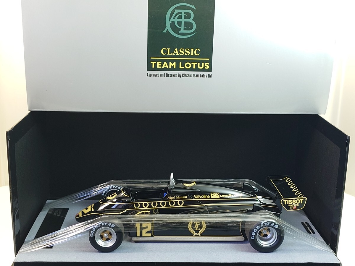 限定195台 テクノモデル 1/18 月桂樹 ロータス91 F1 1982年 イギリスGP #12 ナイジェル・マンセル Tecnomodel Lotus AF80E@61t128