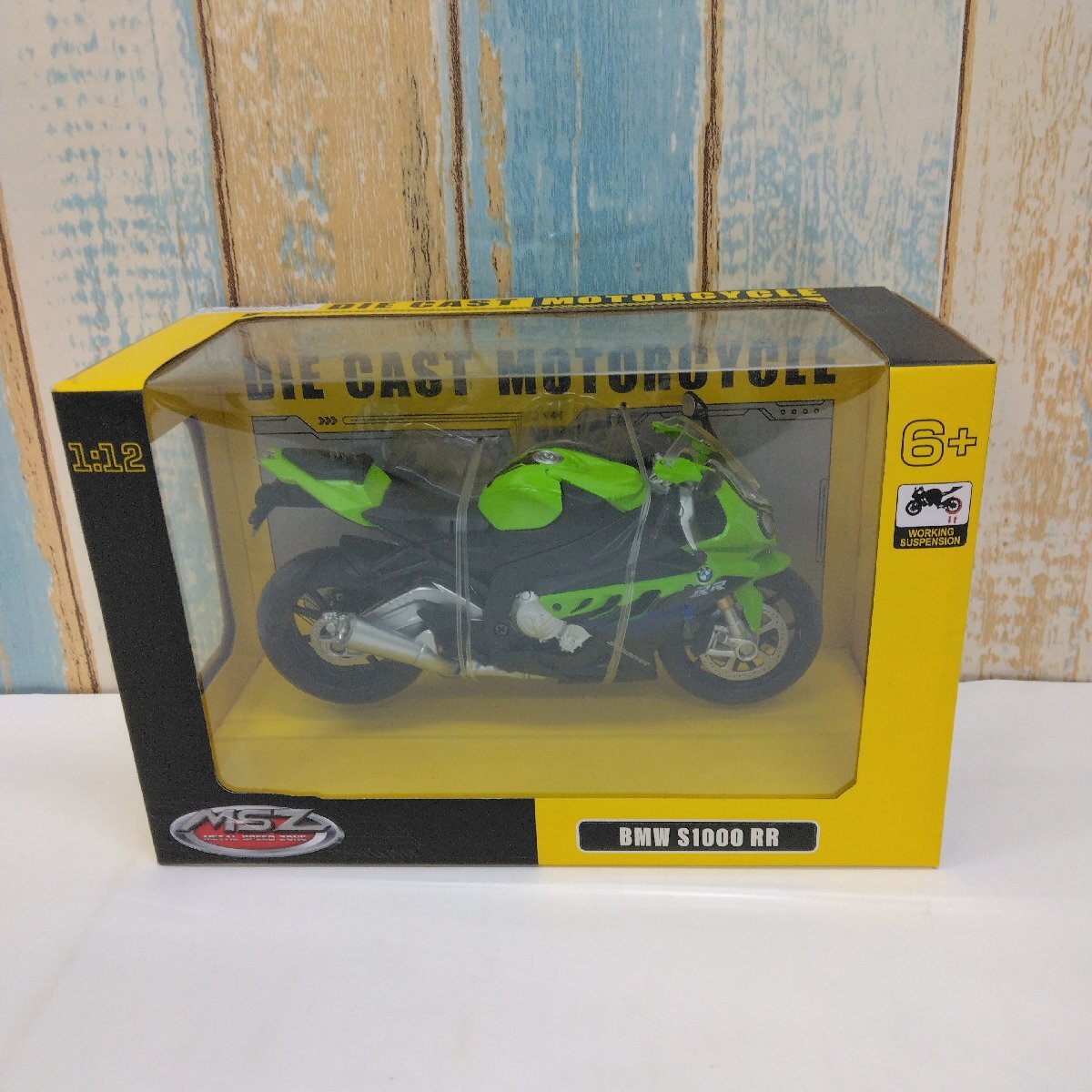 ピーナッツ・クラブ 1/12 ダイキャスト モーターサイクル DIE CAST MOTORCYCLE MSZ BMW S1000 RR 未開封品