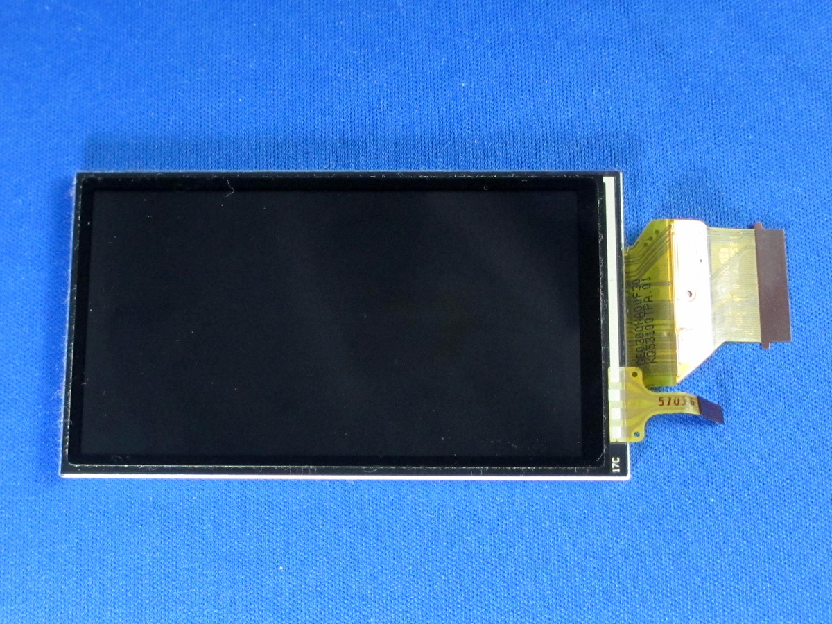 SONY HDR-CX680の液晶パネル LCDパネル 持病の変色あり