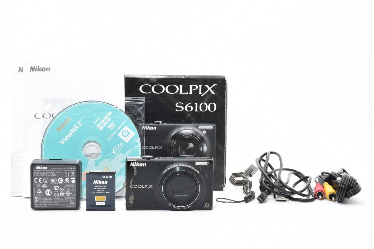 #5094 【元箱付き】 Nikon COOLPIX S6100 コンパクトデジタルカメラ
