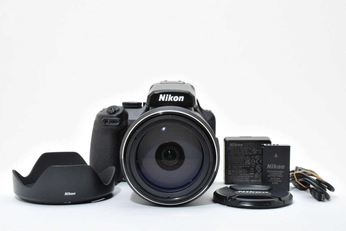 #5009 【3000mm超望遠/光学125倍】 Nikon COOLPIX P1000 4K動画 月・野鳥撮影の決定版 動作絶好調