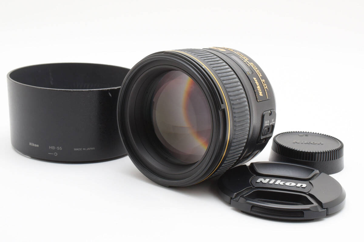 #5118【実写OK】 Nikon AF-S 85mm f/1.4G ポートレートの王様 単焦点 動作良好