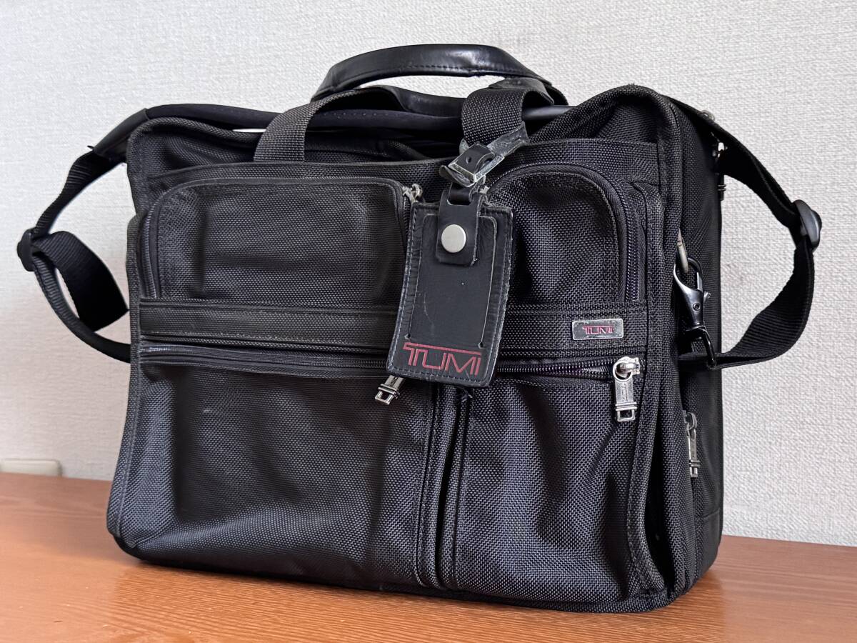中古 TUMI ExpandableOrganizerエクスパンダブルオーガナイザー26031D4ビジネスバッグブリーフケース