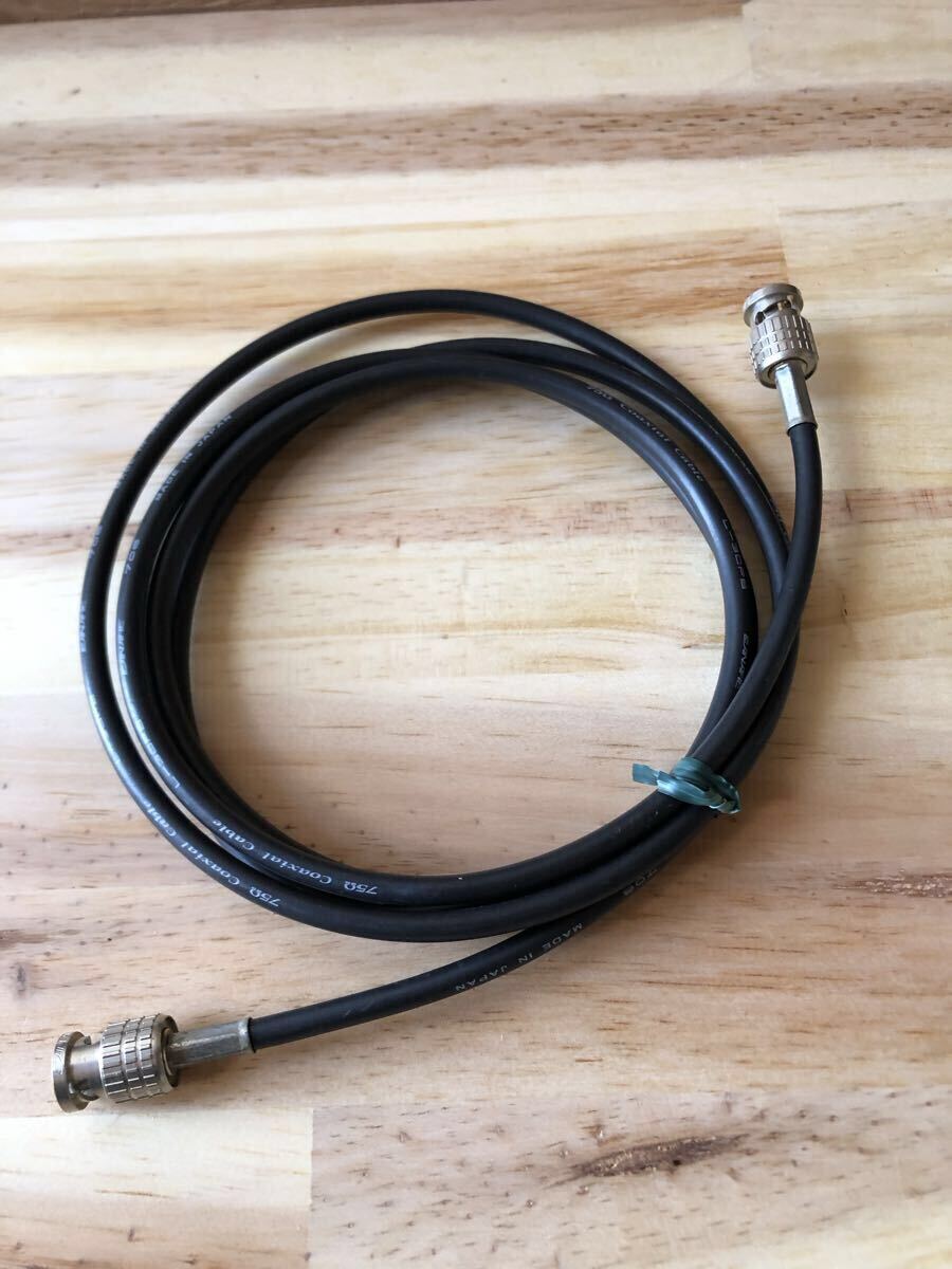 ★CANARE Coaxial Cable L-3CFB BNC-BNC ケーブル 約1.9m カナレ 75Ω 同軸ケーブル
