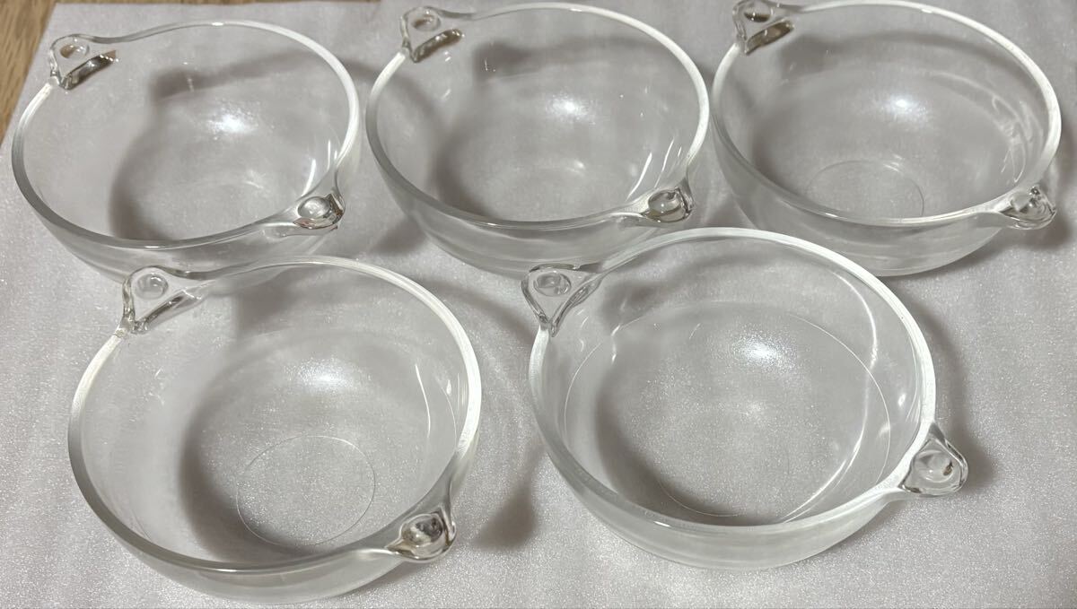 ガラス製 小鉢 ガラス レトロ ガラス小鉢 器 昭和レトロ 小皿 取り皿 ガラス小皿 食器 皿 お皿 