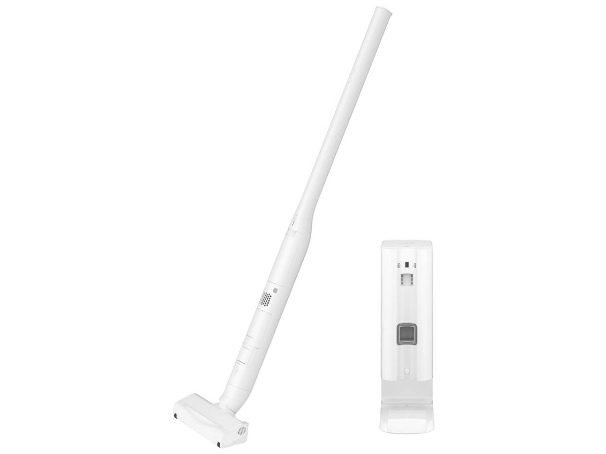 ◆新品未開封 パナソニック Panasonic セパレート型コードレススティック掃除機 MC-NS100K-W [クリーンドック付/紙パックレス/1.5kg] 保付