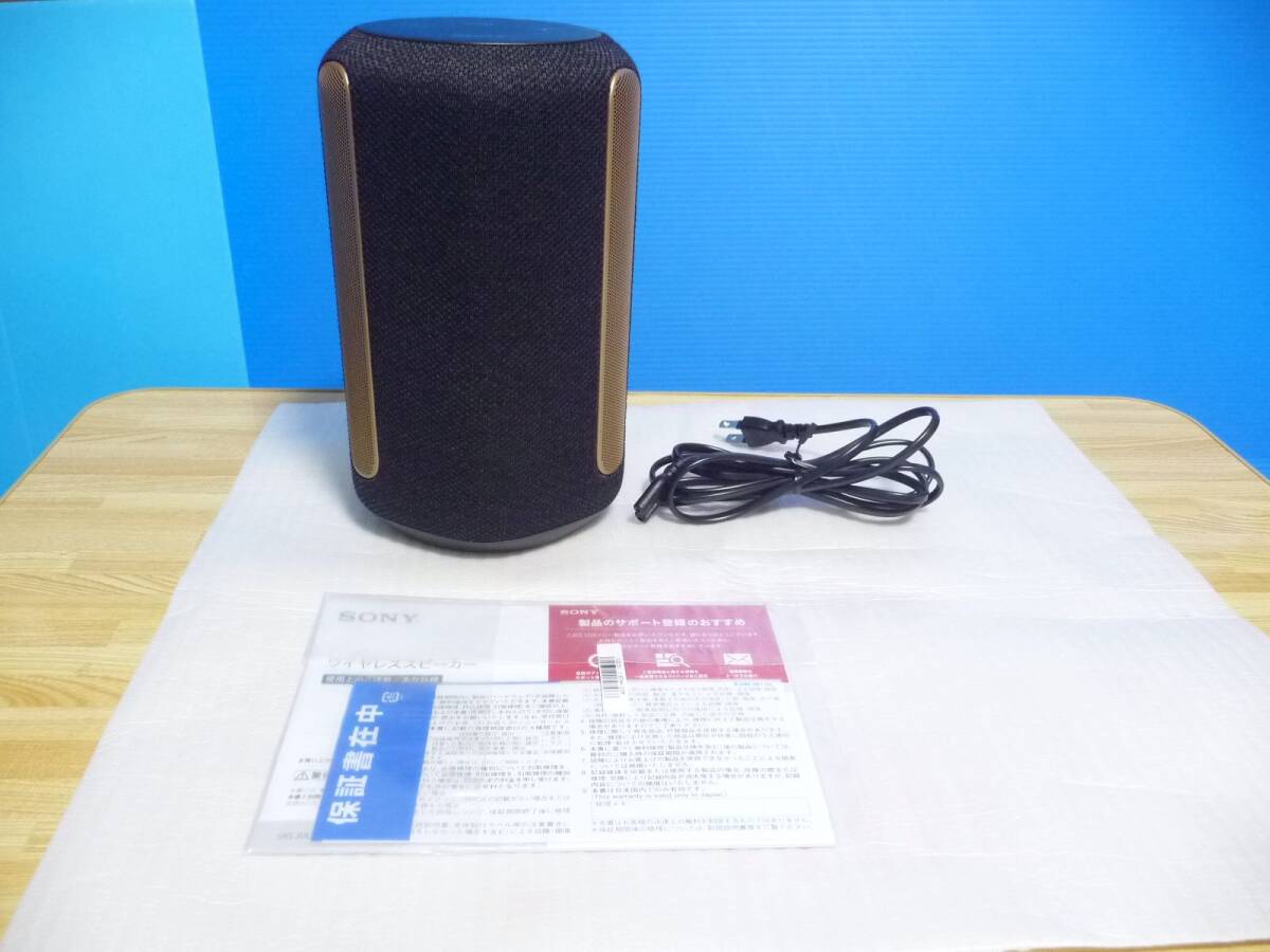 ◆展示品 ソニー SONY ワイヤレス全方位スピーカー SRS-RA3000(B) [360 Reality Audio/DSEE/防湿/Wi-Fi/Alexa,Googleアシスタント/黒] 保付