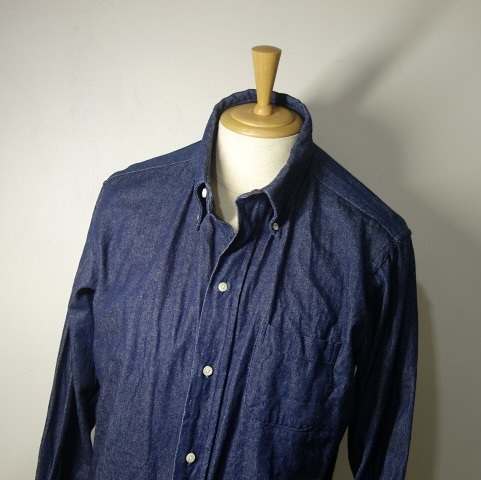 TK 良品 インディビジュアライズドシャツ INDIVIDUALIZED SHIRTS デニムシャツ 16,5-34 スタンダードフィット XL相当