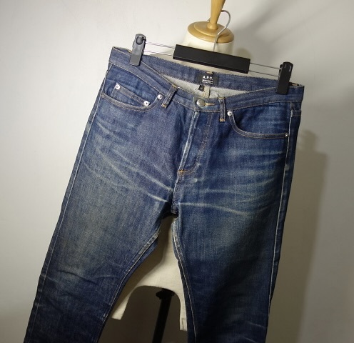 TK 『色落ち◎ヒゲ＆ハチノス』 アーペーセー APC デニムパンツ 32 ジーンズ