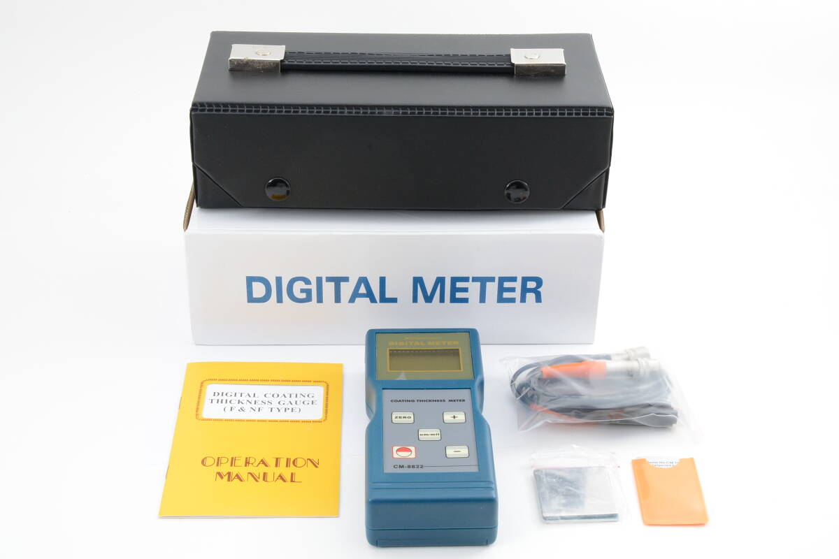 【レア品★電磁式膜厚計⑭】microprocessor DIGITAL METER CM-8822 coating thickness meter