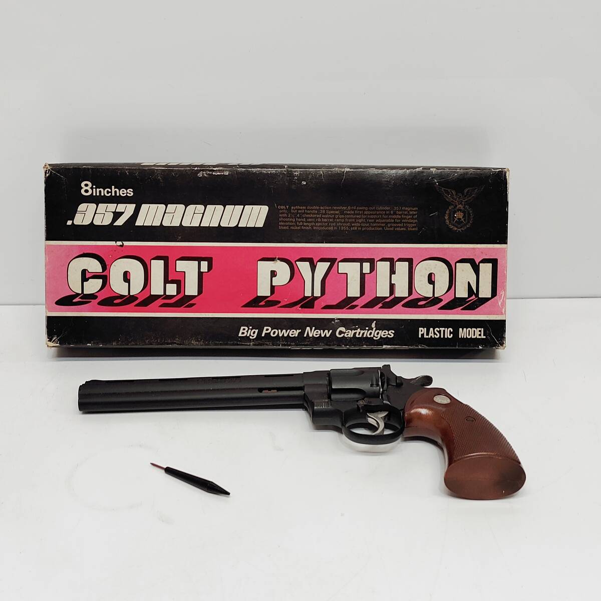 ●コクサイ コルトパイソン モデルガン 日本製 PYTHON .357MAGNUM CTG 8インチ M2442