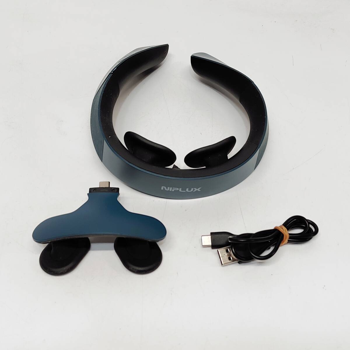 ●動作品 ニップラックス NP-NR21BL-1S ネックリラックス NIPLUX ネックマッサージャー EMS NECK RELAX 1S マッサージ器 S4932