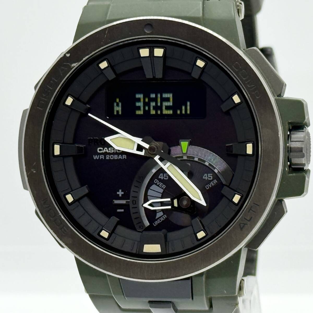 CASIO カシオ プロトレック PRW-7000-3JF ブラック ソーラー メンズ 腕時計 中古