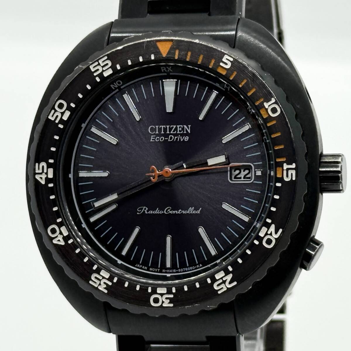 CITIZEN シチズン エコ・ドライブ オルタナ VO10-6612H ブラック ソーラー電波 メンズ 腕時計