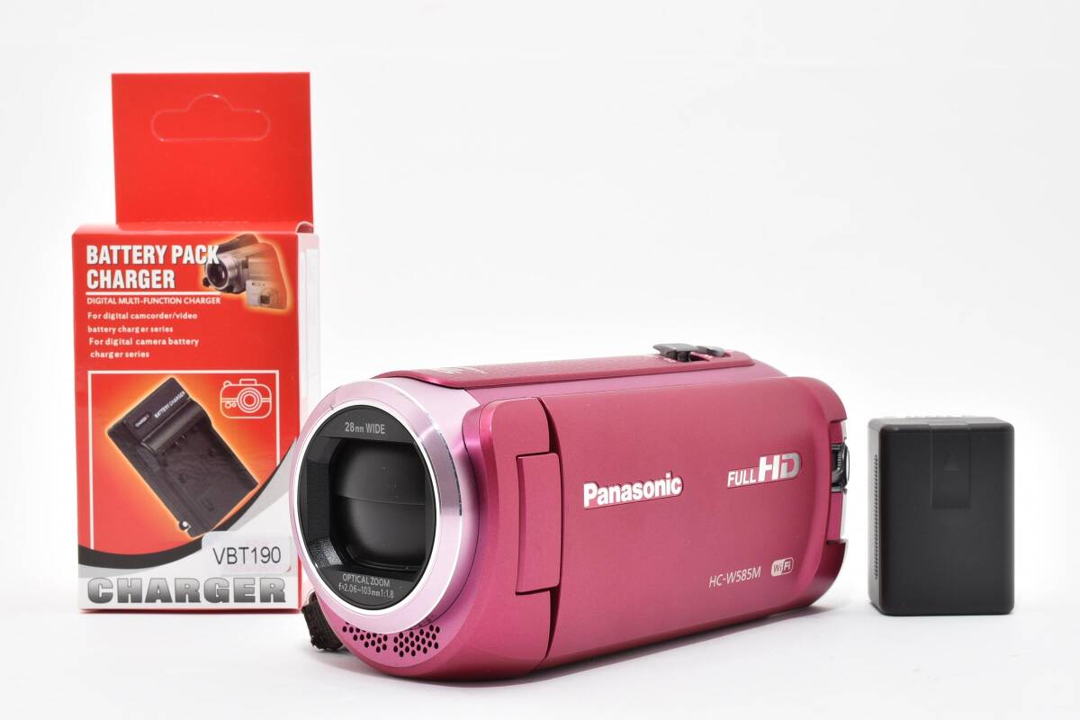 Panasonic パナソニック HC-W585M ピンク /2590動作OK 返金保証