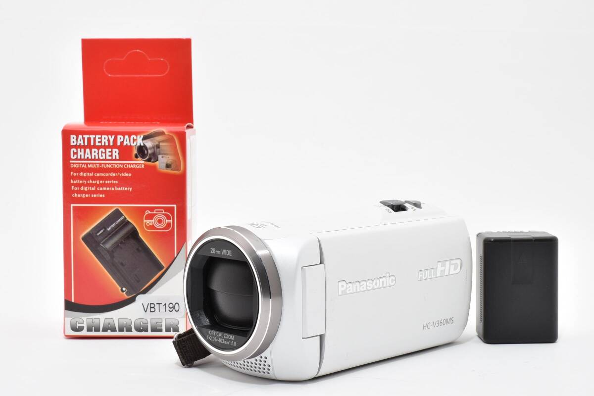 Panasonic パナソニック HC-V360MS ホワイト /2592動作OK 返金保証