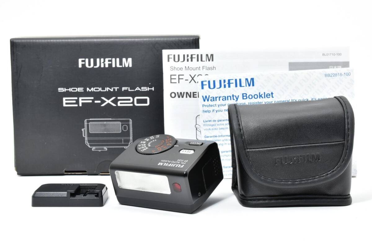 FUJIFILM 富士フイルム EF-X20 クリップオンフラッシュ ストロボ 元箱 /2638動作OK 返金保証