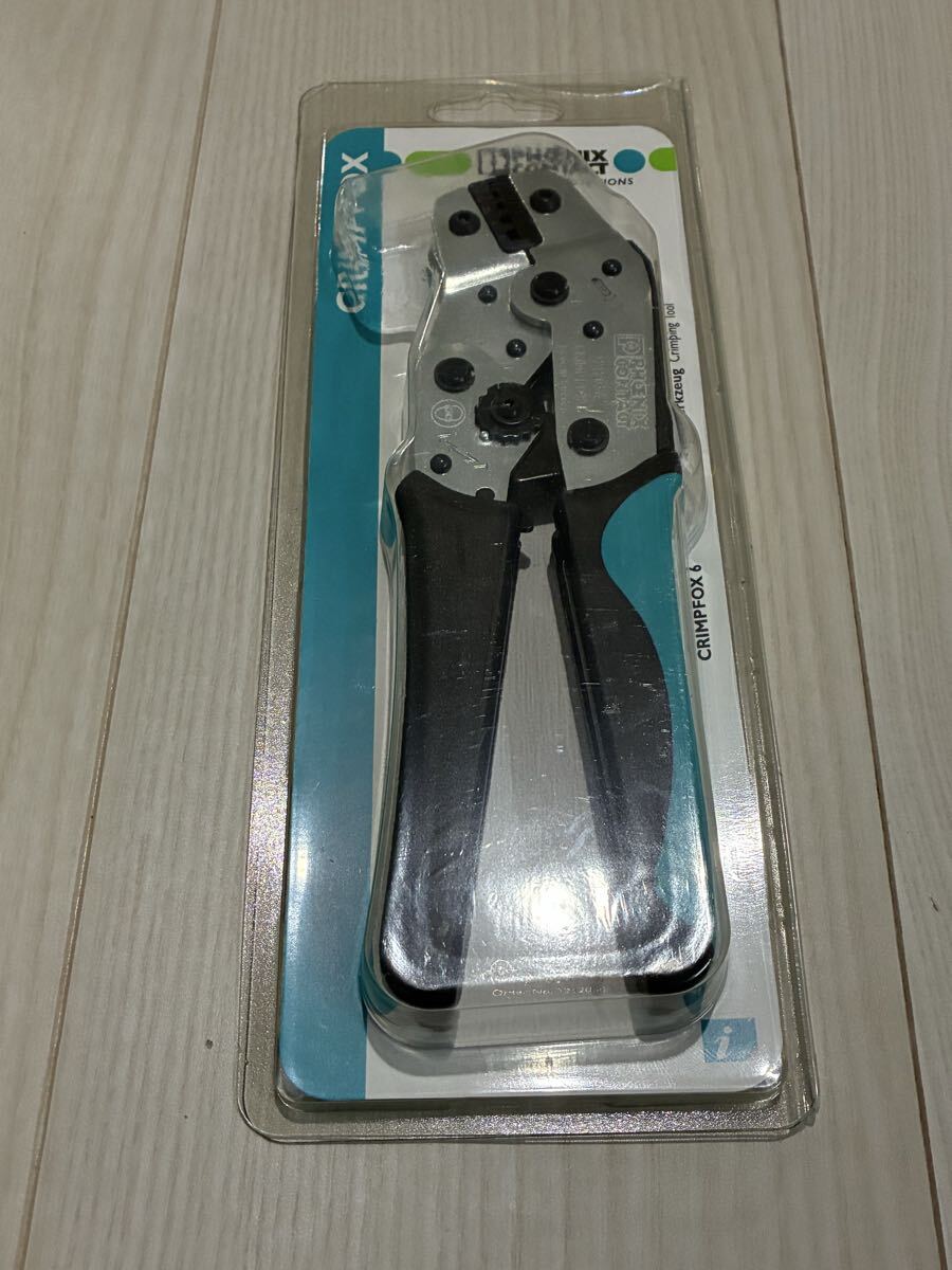 ★未使用保管品★Phoenix Contact フェニックス　コンタクト　圧着工具 CRIMPFOX6 