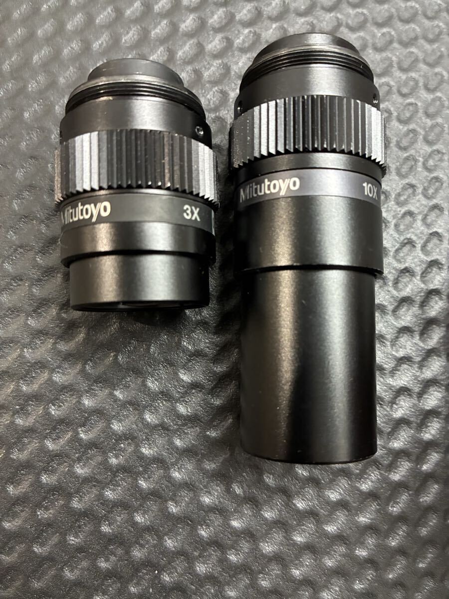 Mitutoyo 375-037-1 3X 375-035 10X 対物レンズ　2個セット