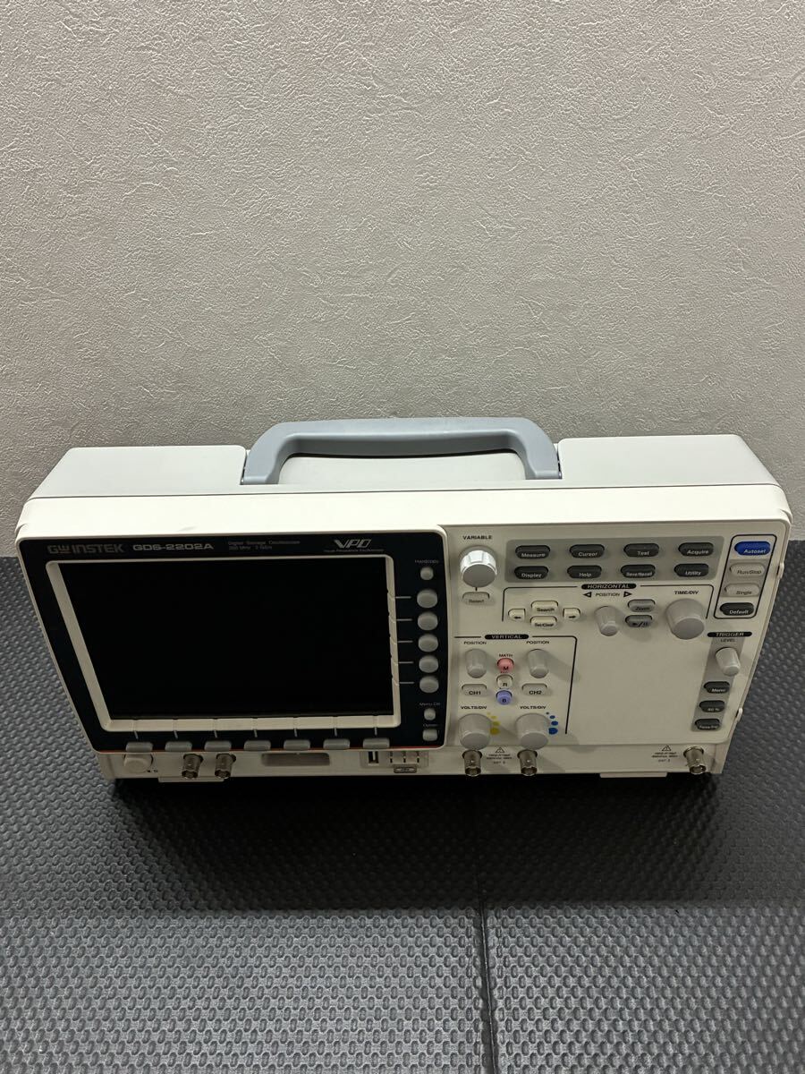 ★通電確認済み★アズワン デジタルストレージオシロスコープ GDS-2202A