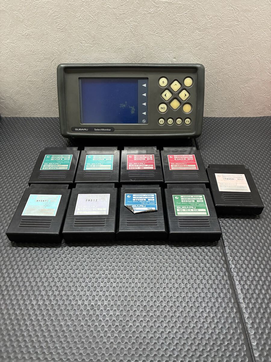 ★通電のみ確認★SUBARU スバル 故障診断機 select monitor セレクトモニター ソフト9個セット
