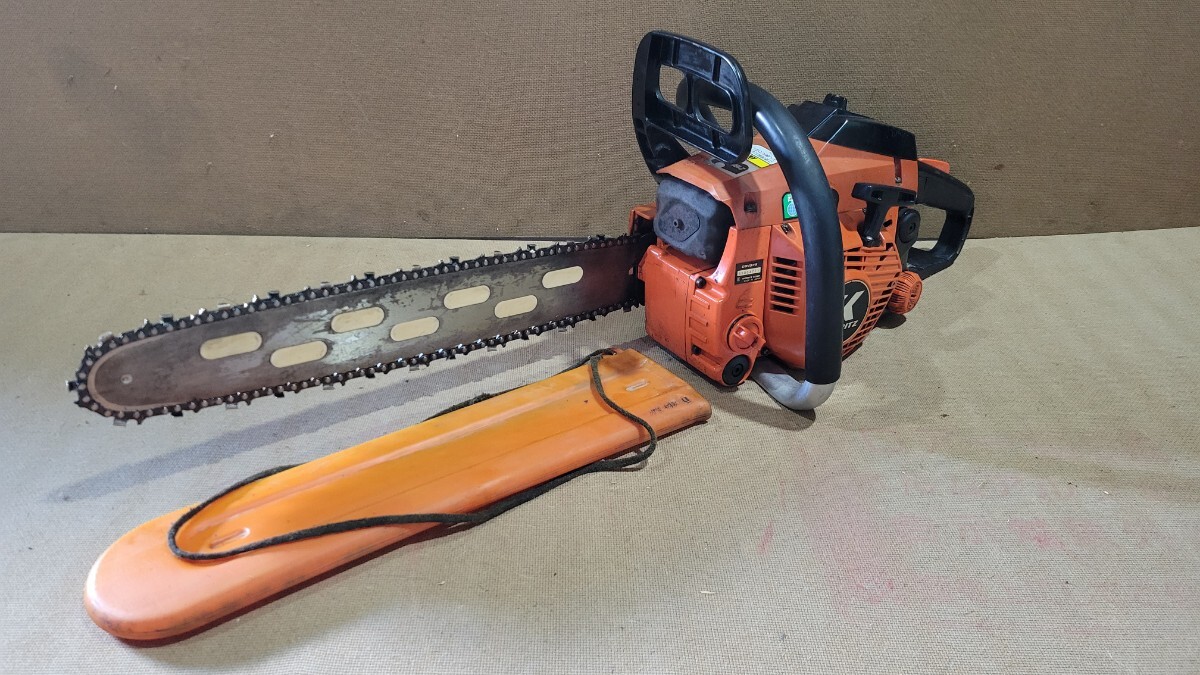 KIORITZ SuperPro V375SP チェーンソー エンジンチェーンソー 切断機 実働 中古品 山林 造園 