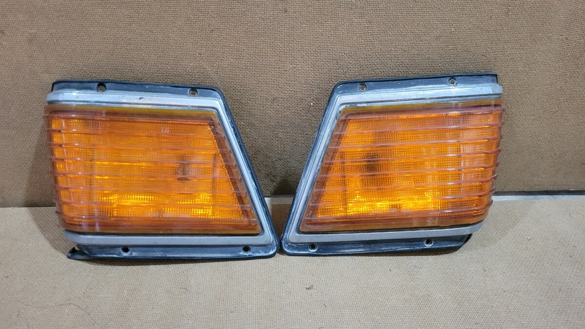 旧車 日産 430セドリック グロリア サイドウインカー コーナーランプ 左右セット 中古品