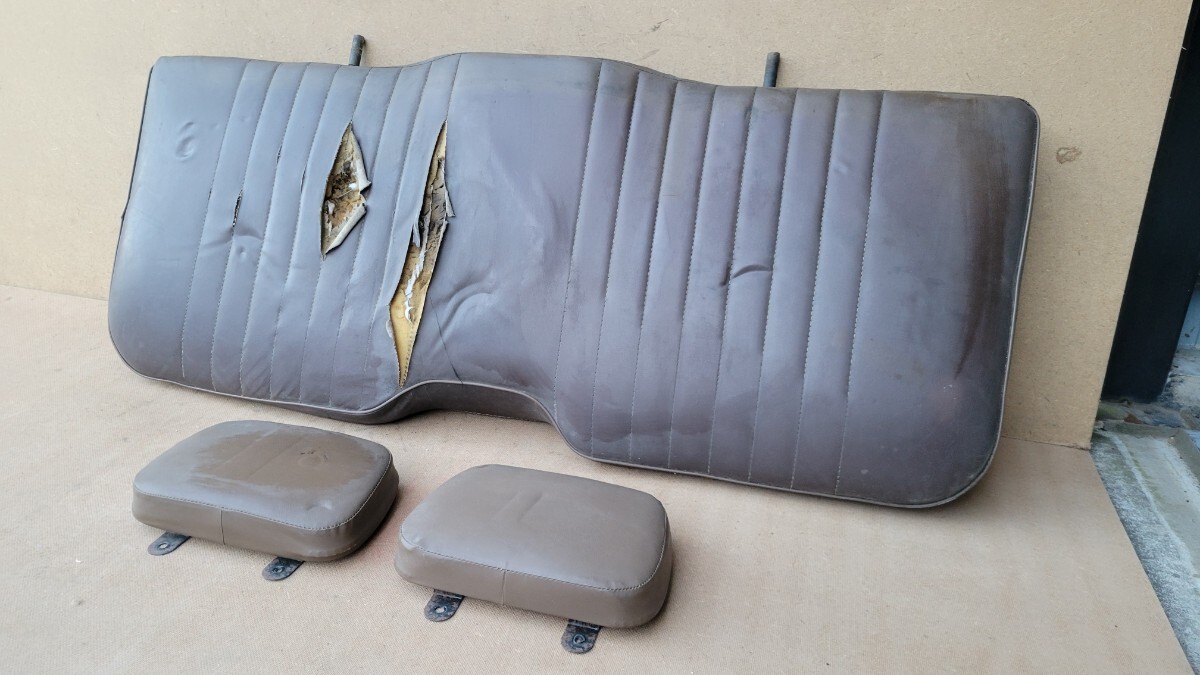 マツダ MAZDA 軽トラ ポーター ポーターキャブ フロントシート 背もたれ ヘッドレスト 当時物 旧車