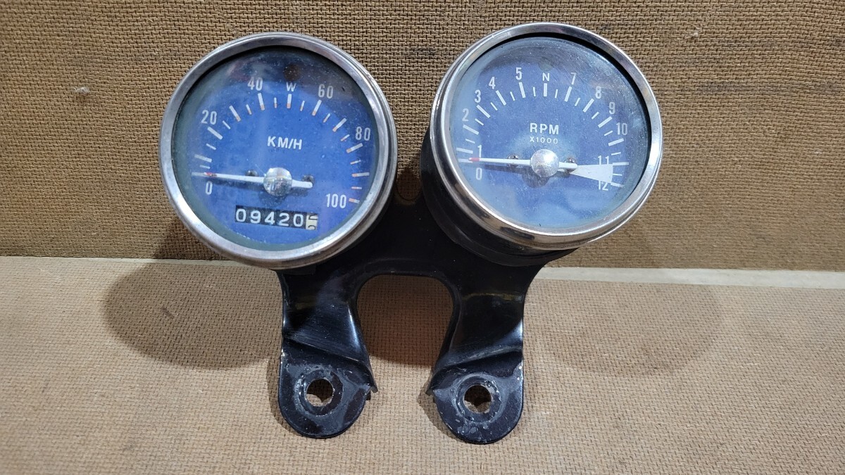 HONDA CB50 純正 スピードメーター タコメーター 当時物 中古品