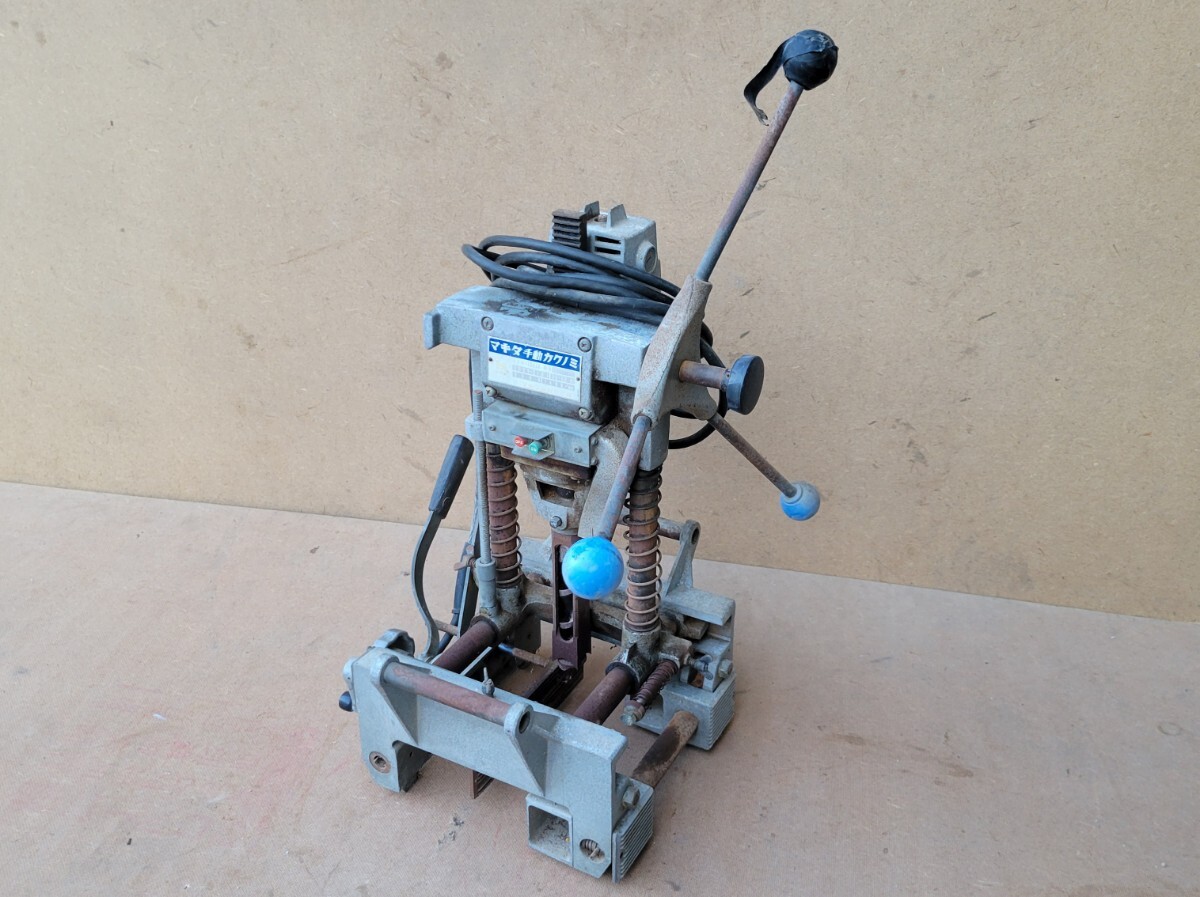 マキタ 手動カクノミ 7301N 角ノミ 穴あけ ホゾ穴 ミゾ掘 実働 電動工具 木工 中古品