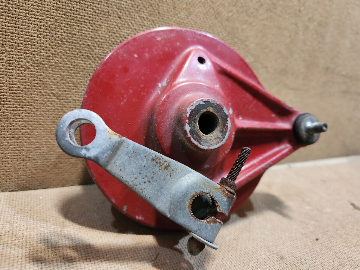 ホンダ 純正 CB50 リアブレーキパネル ドラム 補修ベース 当時物